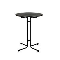Vente en gros Table et chaises de bar à cocktails pliable pour intérieur/extérieur en plastique pour banquets, mariages et fêtes Blanc Rond Grand Design