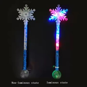 Luckykoo Custom Logo Colorful Mystery <b>LED</b> Light-Up Magic <b>Star</b> Wand Party Supplies for Women & Girls Fun Toy - Product Image 3