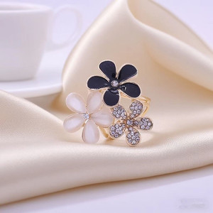 Boucle de foulard hijab pour femme, accessoires de foulard hijab en perles, anneau de foulard en soie en forme de ressort, clip boucle anneau - Product Image 4