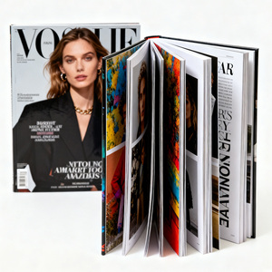 Servicio de Impresión de Revistas de Moda con Encuadernación Rústica para Todos - Product Image 1