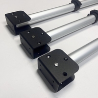 Fabricant de mât d'extension en alliage d'aluminium à verrouillage rabattable à hauteur réglable pour pied de table pliant durable