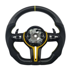 Derniers produits : Volant de voiture en fibre de carbone et cuir pour BMW Série 3, Série 5, F10, F20, F30, F90, F01, F02 - Product Image 1