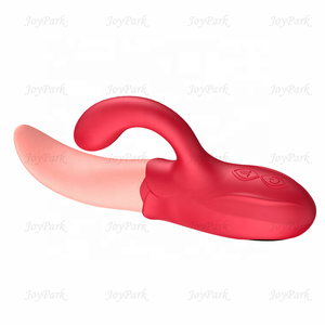 JoyPark 10 Geschwindigkeit frequenz Gefälschte elektrische Schnalle Rosa Zunge Orale Klitoris Saugen Vibrator Wasserdichtes Silikon ABS Sexspielzeug Frauen - Product Image 2