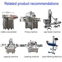 Remplissage de bouteilles d'huile de cuisson comestible entièrement automatique Remplisseur de bouteilles d'huile de palme d'olive végétale, bouchage et étiquetage Ligne de machines à emballer