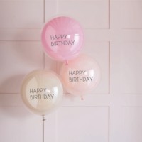 Lot de 3 ballons à confettis doublement garnis de 18 pouces pour la décoration de fête de naissance ou d'anniversaire
