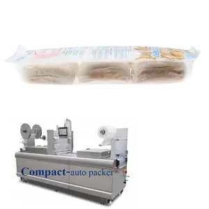 Compact multifunction bakery bread modified atmosphere packaging machine for small startup plant