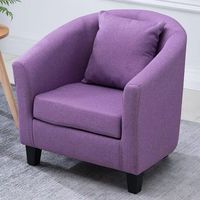 Fauteuil de détente moderne et confortable avec mousse haute densité pour appartement résidentiel, chambre et bureau à domicile