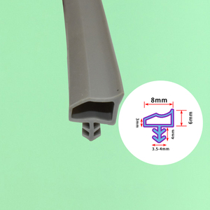 Guarnizioni per Porte e Finestre in Legno con Scanalatura Personalizzabili, Strisce in TPE/Silicone con Gamba Fissa, Insonorizzanti e Antipolvere - Product Image 5