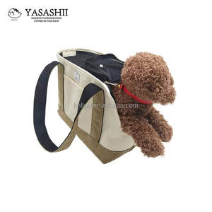 Özel Logo tuval Tote çanta taşınabilir evcil hayvan taşıyıcı yumuşak yan seyahat kedi köpek katlanabilir çevre dostu çok fonksiyonlu evcil hayvan çantası - Product Image 1
