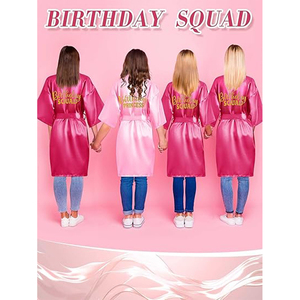 24個キッズフォーガールズ6スパパーティーローブ6トートバッグ6ヘッドバンド6スパマスクガールズスパパーティー用品 - Product Image 4