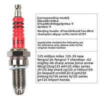 Bougie d'allumage à trois pôles et trois griffes Mojie Dragon pour moto, accessoires de buse d'allumage, pour véhicules à châssis courbé 110 125 A7TC D8TC