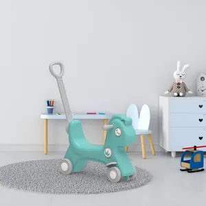 Abst đi xe trên Mini thân thiện với môi thoải mái trẻ em bé Rocking Horse động vật đồ chơi Walker bánh xe BB dễ thương trẻ em Quà tặng 3 trong 1