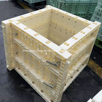 Système de coffrage de piliers réglable SONGMAO en ABS et PP, coffrage de colonnes en plastique pour la construction de bâtiments en béton