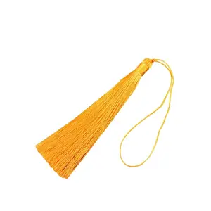 12cm Polyester Silk Long Tassels DIY Craft Curtains Hang Rope Fringe Trim Tassel Ornaments Clothes Sewing Accessories