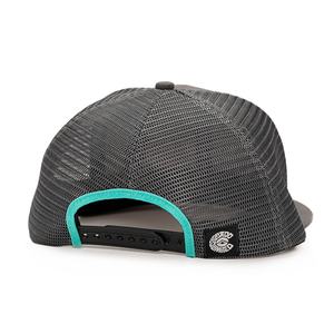 Custom 6 Panel Embroidery <b>Patch</b> logo Caps Ripstop Cotton Structured Trucker Hats Mesh <b>Back</b> - Product Image 3