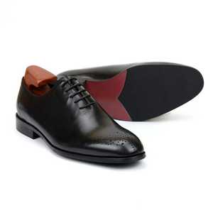 Chaussures en cuir faites à la main - chaussures habillées formelles en cuir de vachette de première qualité, banquet de mariage, bureau, chaussures élégantes - Product Image 4