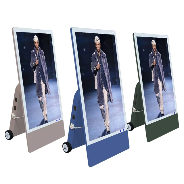 43" Inch Digital Signage and Displays Kiosk Totem LCD Touch Screen Indoor Smart WIFI Floor Stand Advertising Player