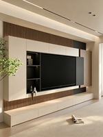 Lemari TV tahan api serba aluminium dengan Integritas Struktural yang Diperkuat & Tahan Air IPX4 untuk Rumah, Vila, dan Hotel Kontemporer