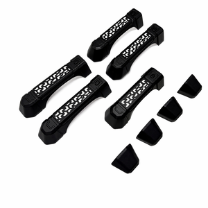 Poignée de porte et de hayon tout-terrain en aluminium antidérapante avec motif <span class=keywords><strong>blanc</strong></span> pour <span class=keywords><strong>Jeep</strong></span> <span class=keywords><strong>Wrangler</strong></span> JL JLU <span class=keywords><strong>4</strong></span> <span class=keywords><strong>portes</strong></span>, installation facile - Product Image 3