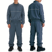 Ensemble de survêtement de football pour homme, coupe-vent en nylon personnalisé, respirant, séchage rapide, ultra-léger, style streetwear britannique