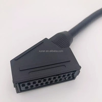 Scart Dişi - 4 BNC 2 RCA Ses Video Kablosu Kompozit AV Kablosu