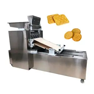 Latest version High Efficiency Biscuits Cookies Depositor Maker Machine Peach Crisp Biscuit Making Forming Machine