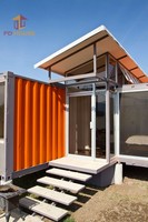 Maison conteneur portable entièrement finie de 20 et 40 pieds et maison conteneur pliable extensible pour les vacances