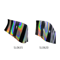 Poudre holographique arc-en-ciel, miroir laser chromé, pigment pour nail art