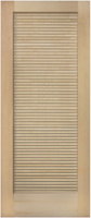 Portes de placard à double battant en bois massif ventilées, pliantes