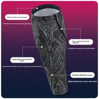 Manchons de compression élastiques personnalisés pour mollets, avec protection professionnelle pour le basketball et le badminton, impression par transfert thermique