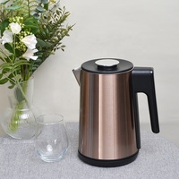 Bouilloire électrique écarlate appareils ménagers chauffe-eau sans fil en acier inoxydable cruche bouilloire électrique