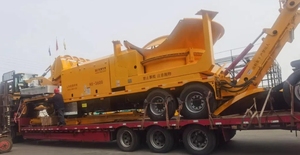 Déchiqueteuse de bois à moteur diesel mobile déchiqueteuse de déchets de bois déchiqueteuse de branches de bois # déchiqueteuse de bois # broyeur à marteaux # granulés de bois - Product Image 6