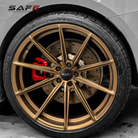 Jantes en aluminium forgées sur mesure, finition bronze mat, concaves profondes, 19, 20, 21 pouces, 5x112, 5x120, compatibles avec BMW Série 3/4 M3/M4 G80 G82