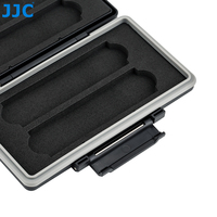 JJC JCR-SSD4 SSD Support de Boîtier Robuste et Durable, Protège Carte de La Poussière, chocs et Éclaboussures D'eau pour 4 M.2 2280 SSD