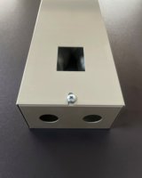 Boîte à fusibles métallique JOHNN 1P/2P avec bornes et presse-étoupe, boîte de commande d'éclairage public