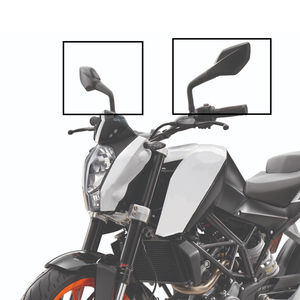 Espejos Retrovisores Laterales para Motocicleta, Material PP, Compatibles con KTM DUKE 200 250, Montaje en el Manillar, con Antivibración - Product Image 1