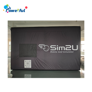 Tente de simulation de <span class=keywords><strong>golf</strong></span> gonflable portable personnalisé<span class=keywords><strong>e</strong></span> avec écran de cinéma pour l'intérieur et l'extérieur - Product Image 5