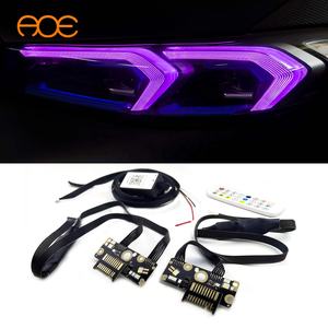 Para <span class=keywords><strong>BMW</strong></span> Serie 3 <span class=keywords><strong>2023</strong></span>+ G20 G28 G21 LCI <span class=keywords><strong>320</strong></span> 325 330, Placas DRL RGBW Multicolor con Cambio de Color, Controladas por Aplicación - Product Image 5