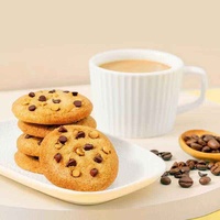 Groothandel Exotische Chocolade Chip Koekjes 85g Ronde Halfzachte Kaas Fruitige Zoete Doos Biscuit Snack voor Tijdverdrijf