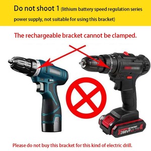 Staffa di trapano a foro quadrato per torcia elettrica trapano Tenon mortasa accessori per utensili elettrici - Product Image 5