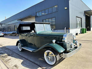 Voiture électrique rétro vintage 4 places, couleur personnalisée en usine, pour cérémonie de mariage et visites de parcs - Product Image 1