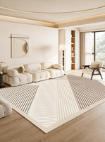Tapis doux imprimé abstrait pour salon, imitation cachemire, résistant aux taches, pour chambre à coucher