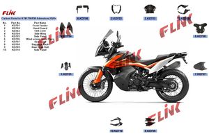 Rail de maintien arrière en fibre de carbone 100% pour <span class=keywords><strong>KTM</strong></span> <span class=keywords><strong>790</strong></span>/890 <span class=keywords><strong>Adventure</strong></span> <span class=keywords><strong>2020</strong></span> + - Product Image 6