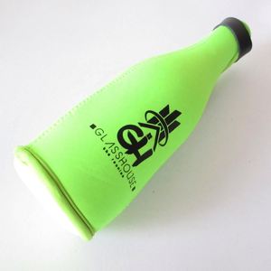 Vastop 1pc Neoprene Cans Cooler Sleeve 750ml Zipper Closure Portable Waterproof Insulated Foldable Shockproof Customizable Any - Product Image 6