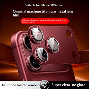 <span class=keywords><strong>Film</strong></span> <span class=keywords><strong>de</strong></span> protection d'écran en verre trempé 3D 9H mat en alliage d'aluminium, couverture intégrale pour iPhone 15 16 17 18 Pro Max Plus Air Fold - Product Image 6
