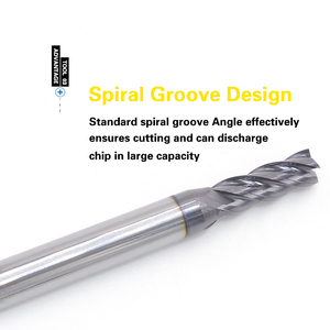 Dụng Cụ Cắt Phay <span class=keywords><strong>CNC</strong></span> <span class=keywords><strong>4</strong></span> Rãnh Bằng Cacbua HRC45 Dụng Cụ Phay Máy <span class=keywords><strong>CNC</strong></span> <span class=keywords><strong>1</strong></span> Đến 20Mm - Product Image 3