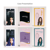 Étiquettes de vêtements en papier personnalisées avec logo d'usine, étiquettes de luxe pour extensions de cheveux et perruques