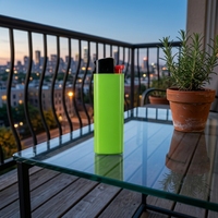 Briquets classiques en plastique personnalisables avec logo, à flamme nue, jetables, multicolores, cadeaux d'affaires