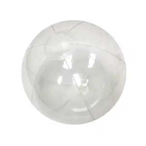 36Inch Heldere Transparante Plastic Bal Opblaasbare Strandballen Voor Reclame