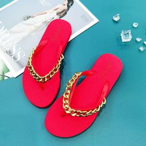 Sandalias de Plataforma con Punta Abierta y Brillantina para Mujer, Verano 2025, Moda para Exteriores, con Cadena, para Playa, Suela de TPU Antideslizante - Product Image 3